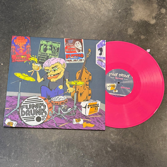 Mike Gruwell - Funk Drunk - 180-gram Hot Pink 12" Vinyl