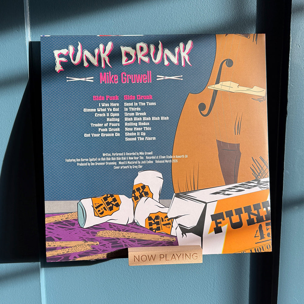 Mike Gruwell - Funk Drunk - 180-gram Hot Pink 12" Vinyl