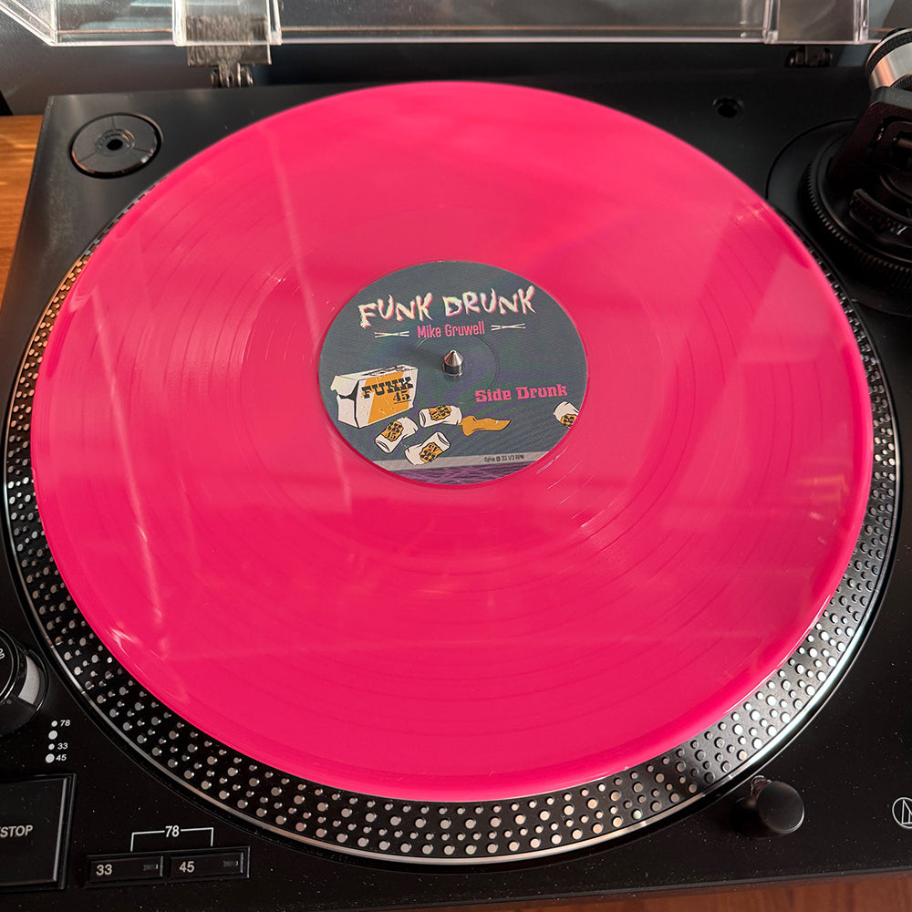 Mike Gruwell - Funk Drunk - 180-gram Hot Pink 12" Vinyl