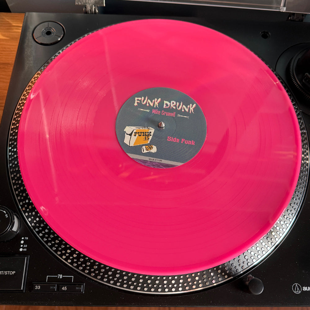 Mike Gruwell - Funk Drunk - 180-gram Hot Pink 12" Vinyl