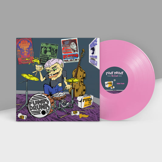Mike Gruwell - Funk Drunk - 180-gram Hot Pink 12" Vinyl