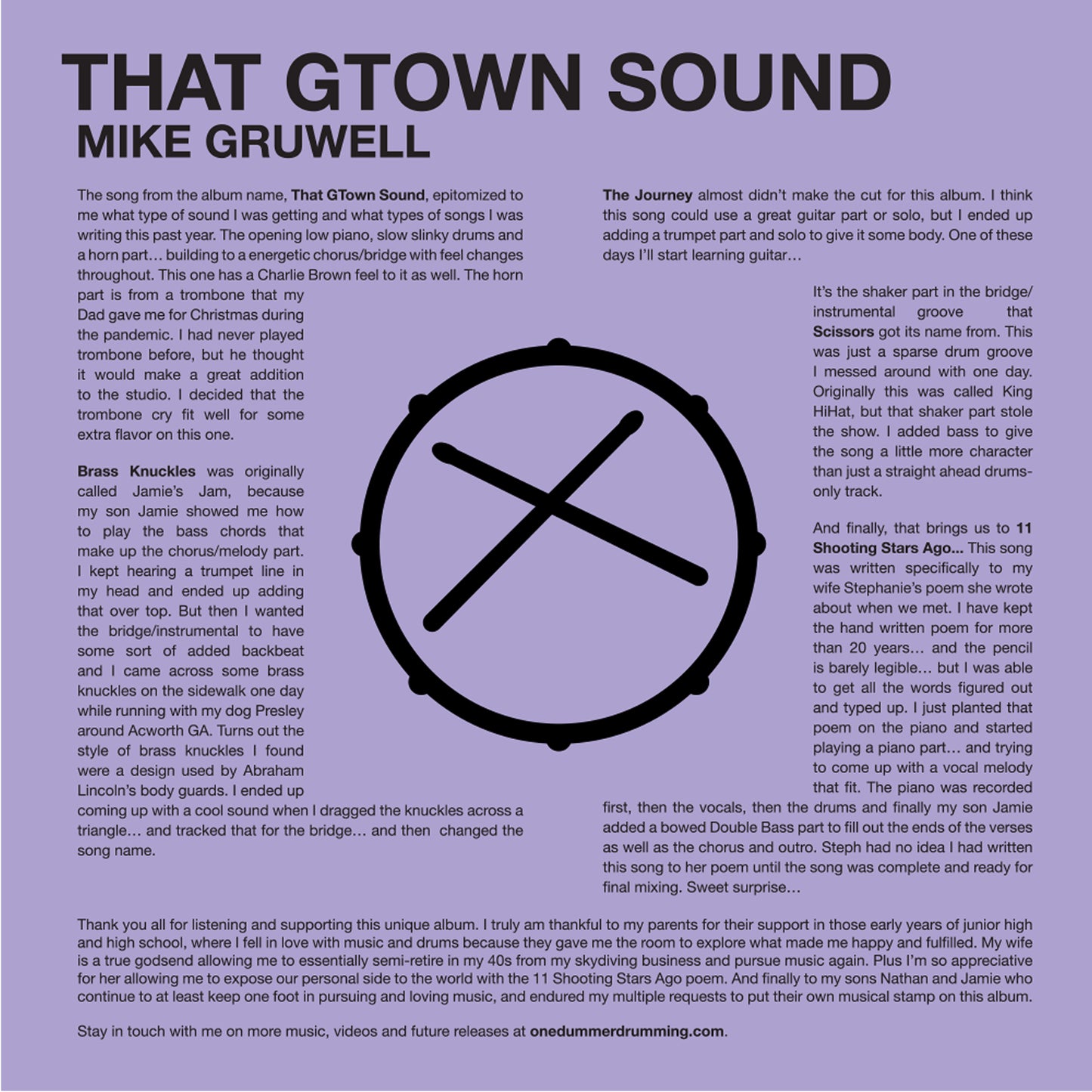 Mike Gruwell - That GTown Sound - CD
