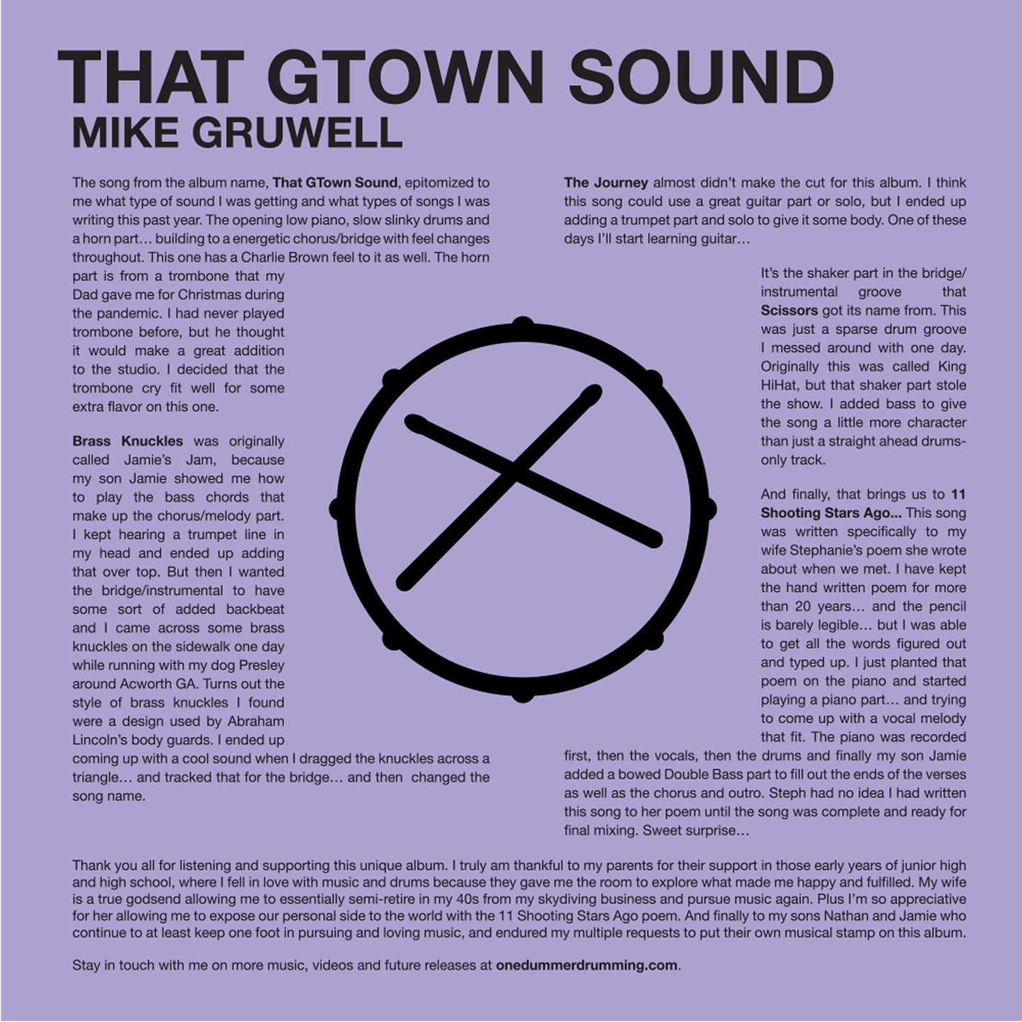 Mike Gruwell - That GTown Sound - CD
